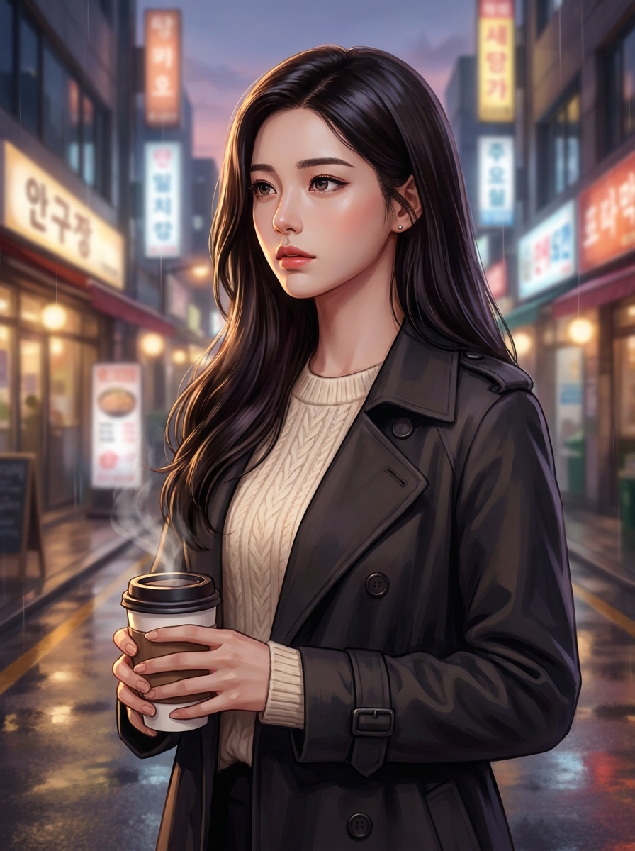 프리미엄 반실사 표지풍 웹소설 표지 샘플 024